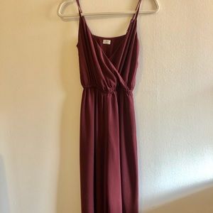 Burgundy Wilfred jumpsuit